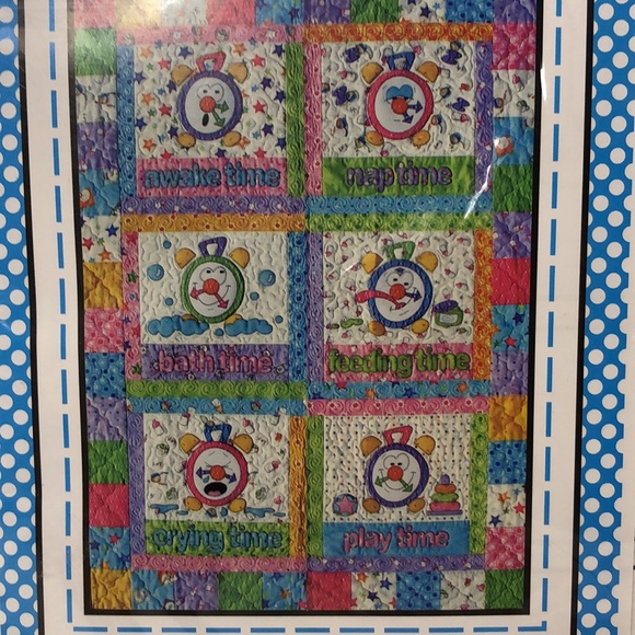Amy Bradley Designs Tick Tock Clocks Quilt Pattern - Picture 3 of 4